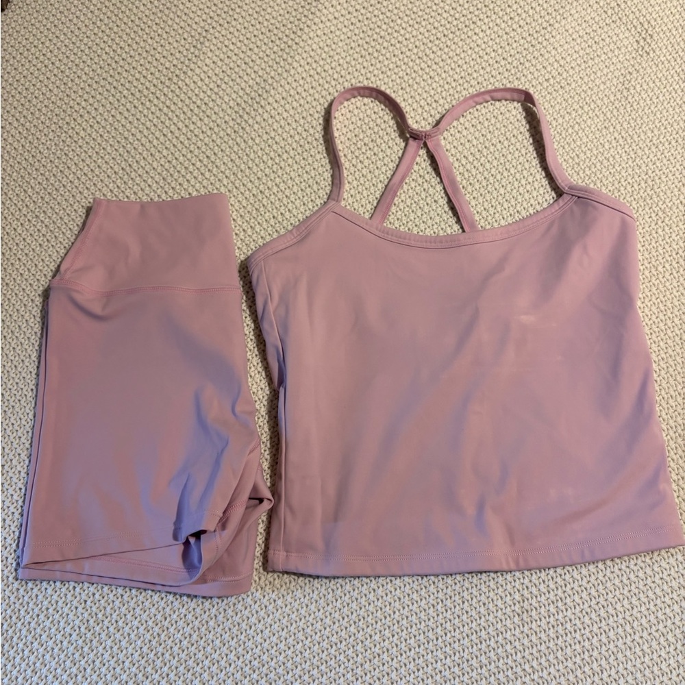 Women's Pink Activewear Set